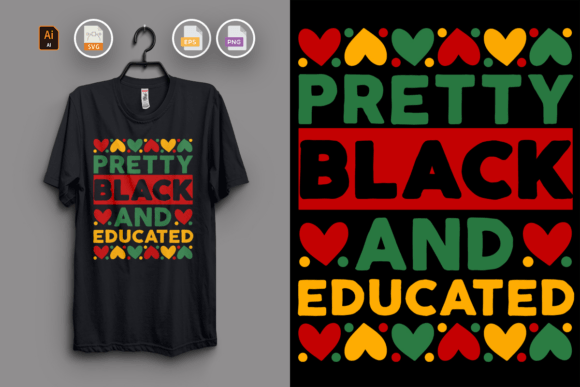 Celebrate Culture: Black History Month T-shirt Design Vol16