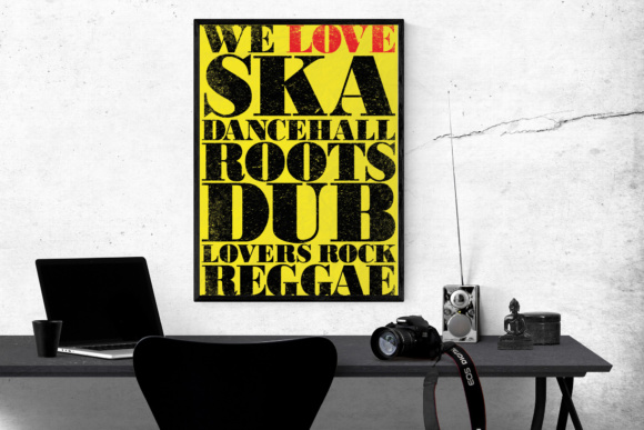 Classic Reggae Music Lovers Old Style Poster: A Design Deep Dive