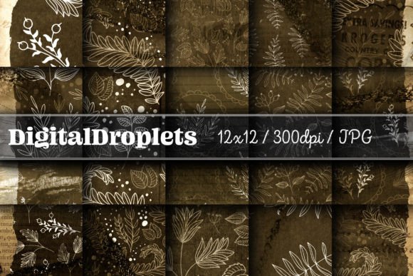 Gold Streaked Botanicals Vol. 2: Rich Textures for Timeless Design