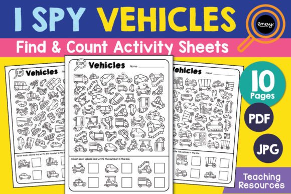 I Spy Vehicles: A Designer’s Guide to This Engaging Activity