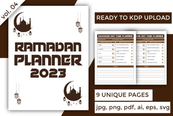 Ramadan Planner 9 Unique Templates 2023: Streamline Your Sacred Month
