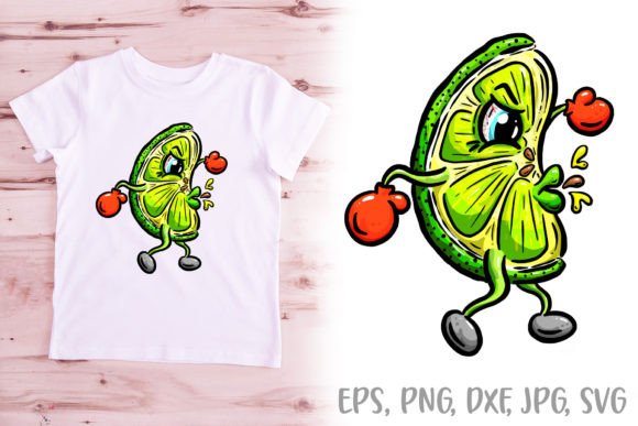 The Spitting Lime Slice Cartoon Character: A Zesty Asset for Your Designs