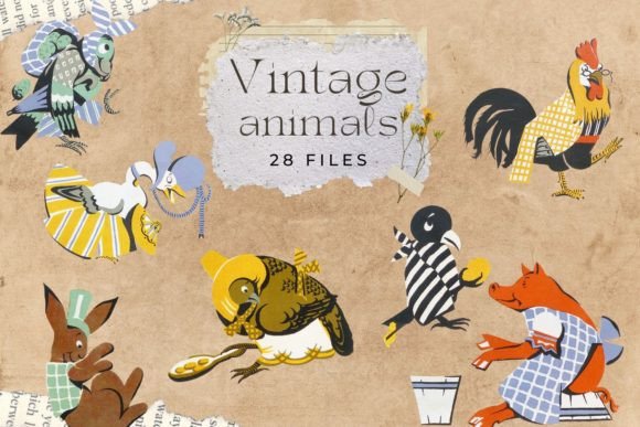 Whimsical Charm: Using Cartoon Animals for Modern Projects